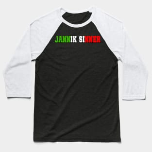 Jannik Sinner Baseball T-Shirt